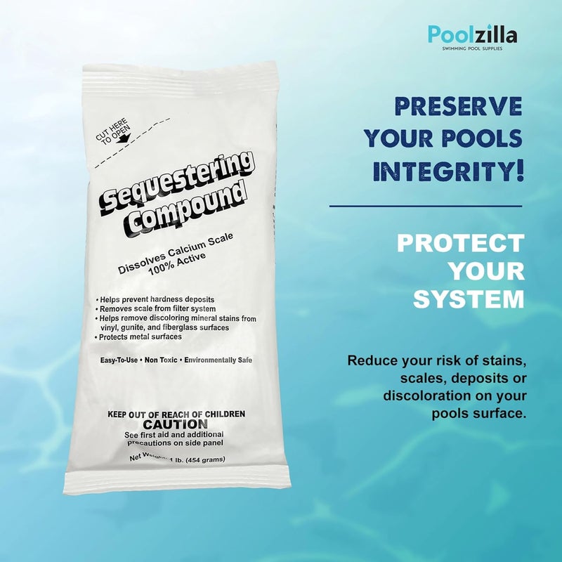 Poolzilla 12,000 Gallon Winterizing Kit, Closing Kit for Above and In-Ground Pools, Includes 1 LB of Granular Winterizer, Sequestering, Non-Chlorine Shock - Image 4